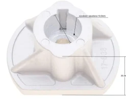 Adapter kosiarki Castel Garden Tornado 17-638