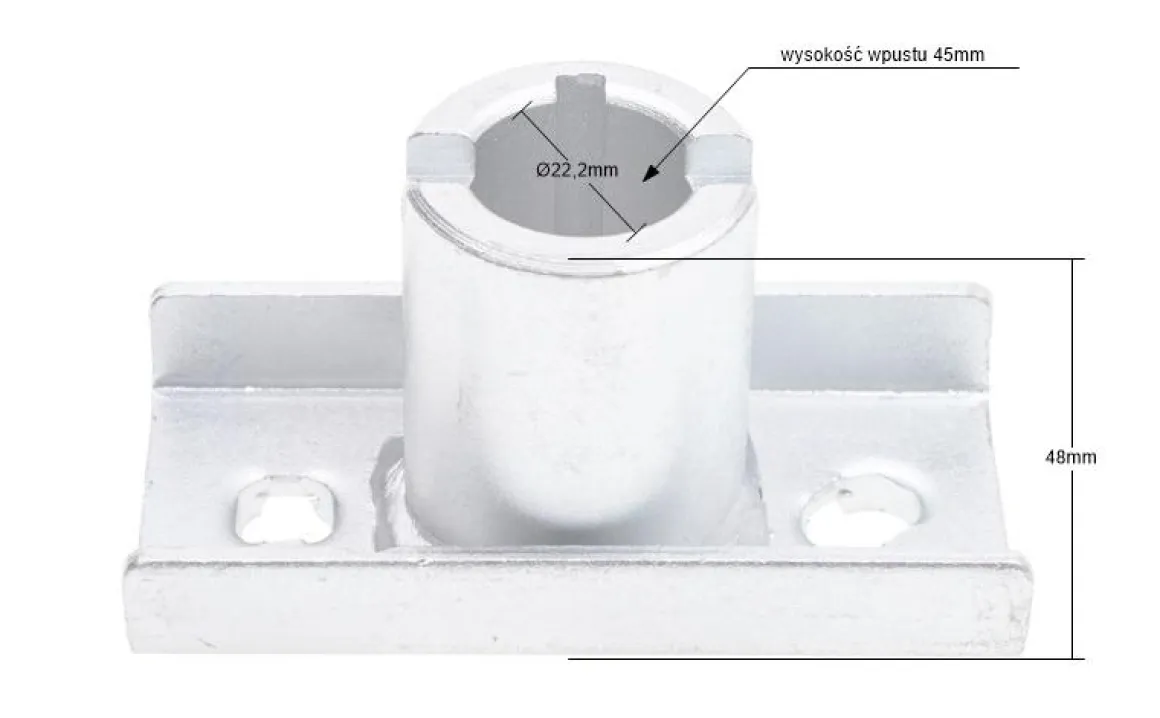 Adapter kosiarki NAC HYUNDAI URSUS wał 22.2mm NZ329