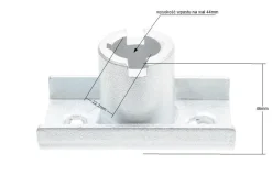 Adapter kosiarki NAC Krysiak Lider Faworyt GYK46 GYK51 wał 22.2mm NZ328