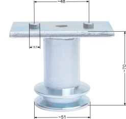 Adapter kosiarki Partner 553 Jet55S KN14