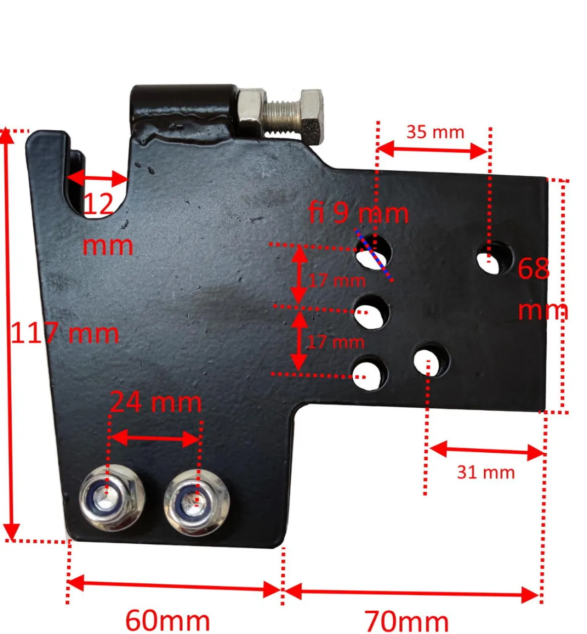 Adapter osprzętu do glebogryzarki Mastercut BK55 (HSDT80A1)