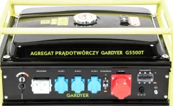 AGREGAT PRĄDOTWÓRCZY GENERATOR PRĄDU TRÓJFAZOWY GARDYER G5500T 5.5 KW ESTART - OFICJALNY DYSTRYBUTOR - AUTORYZOWANY DEALER GARDYER