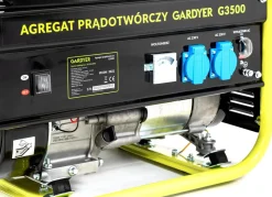 AGREGAT PRĄDOTWÓRCZY GENERATOR PRĄDU JEDNOFAZOWY GARDYER G3500 3.1 kW - OFICJALNY DYSTRYBUTOR - AUTORYZOWANY DEALER GARDYER