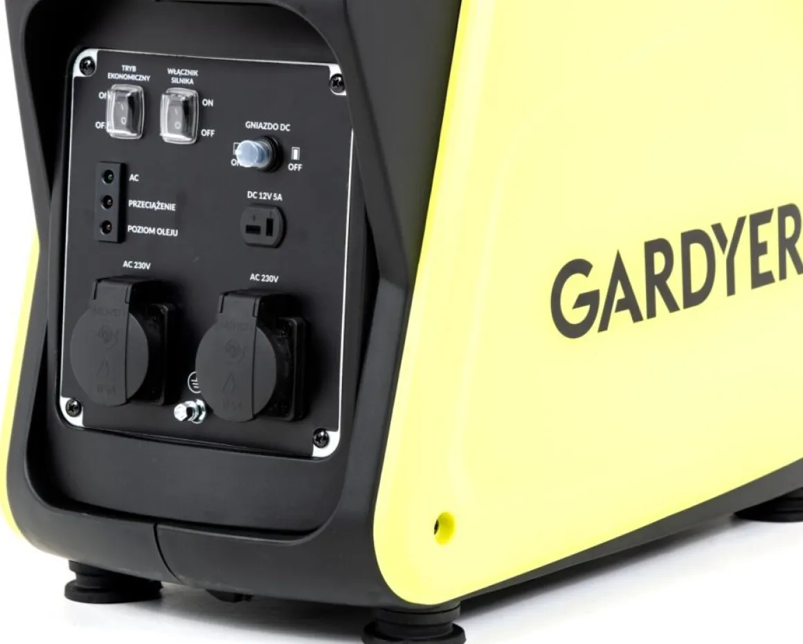 AGREGAT PRĄDOTWÓRCZY GENERATOR PRĄDU INWERTEROWY GARDYER GI2000 2kW - OFICJALNY DYSTRYBUTOR - AUTORYZOWANY DEALER GARDYER