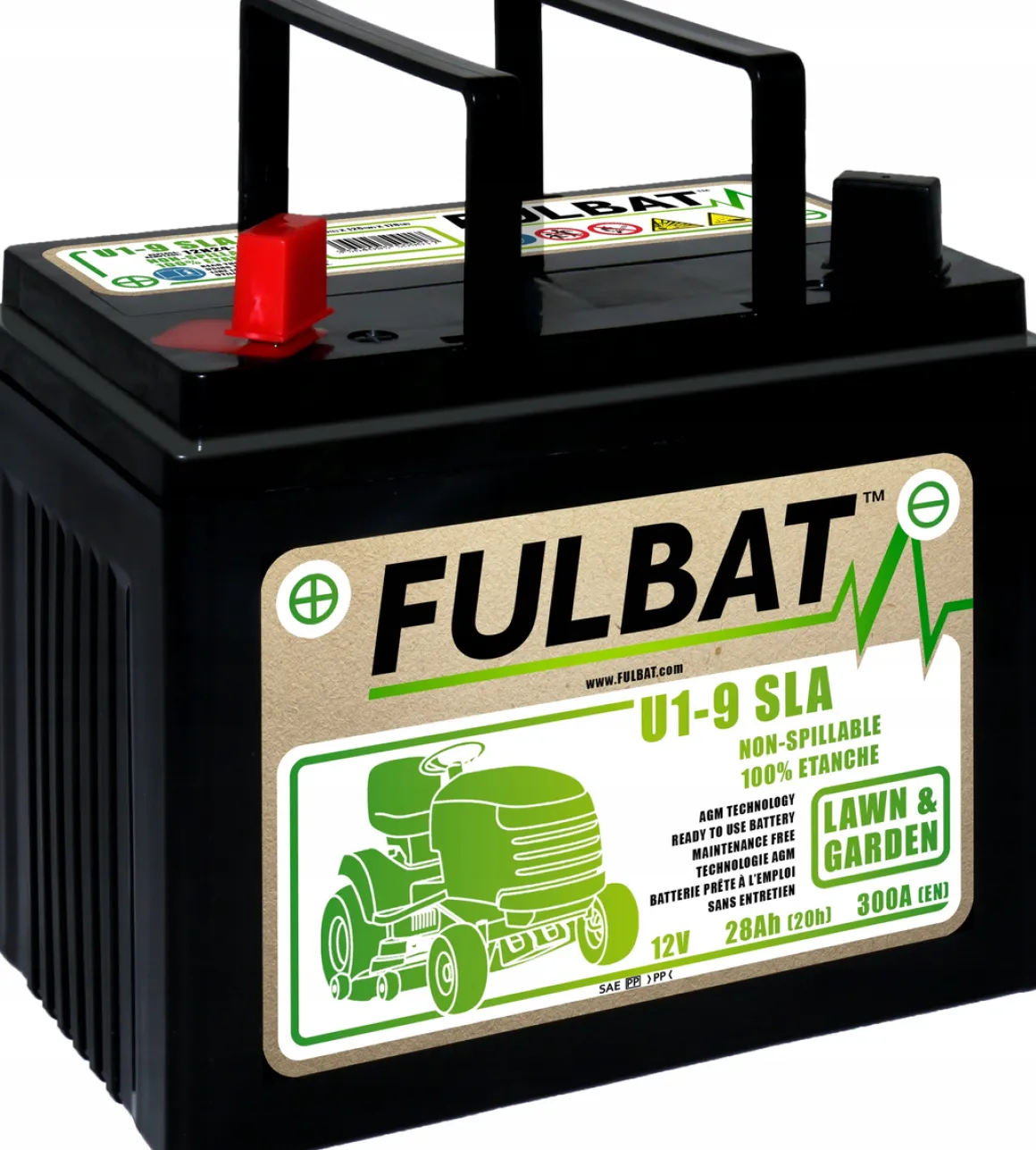 AKUMULATOR BATERIA DO TRAKTORKA FULBAT U1-9 Garden 12V 28Ah 300A L+ SLA/AGM 550901 - OFICJALNY DYSTRYBUTOR - AUTORYZOWANY DEALER CEDRUS