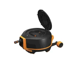 Automatyczny bęben z wężem FISKARS XL 1067548 z kółkami 20 m + 7 m, obrót 360°