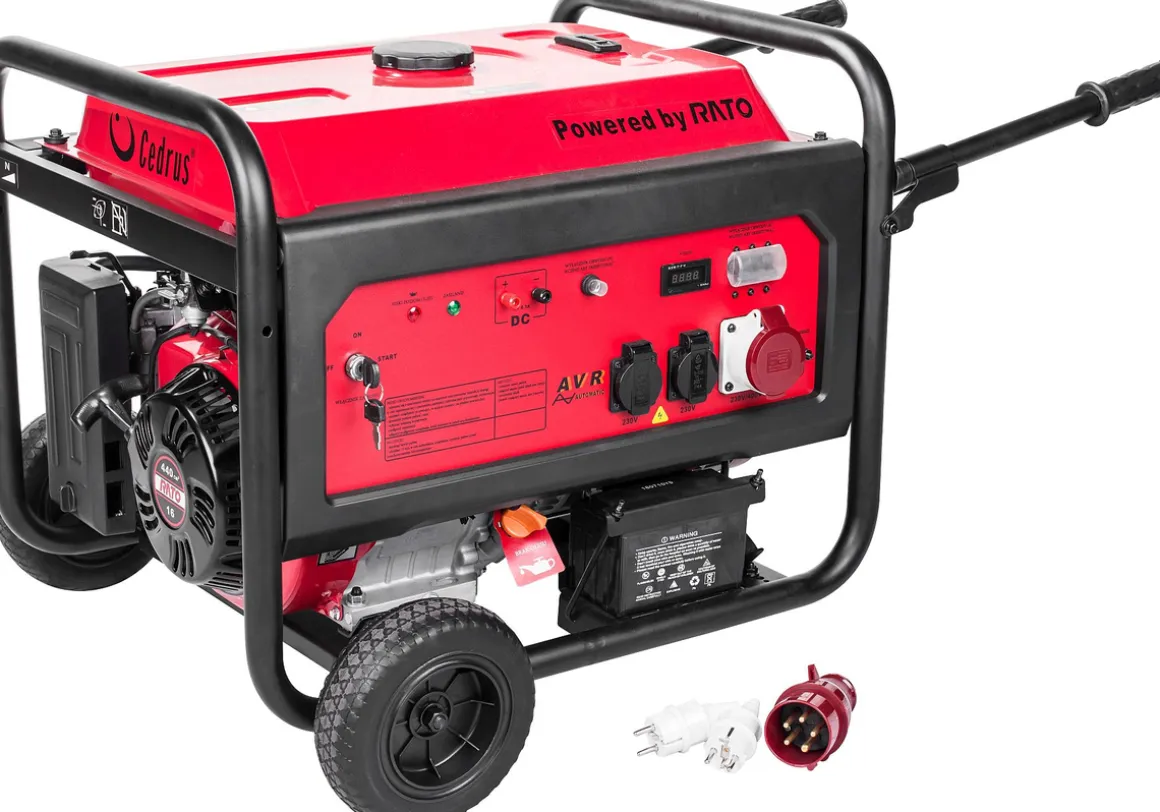 CEDRUS AG7E-3F AGREGAT PRĄDOTWÓRCZY GENERATOR RATO 16KM 6.8 kW 6800W 230V/400V - EWIMAX - OFICJALNY DYSTRYBUTOR - AUTORYZOWANY DEALER CEDRUS