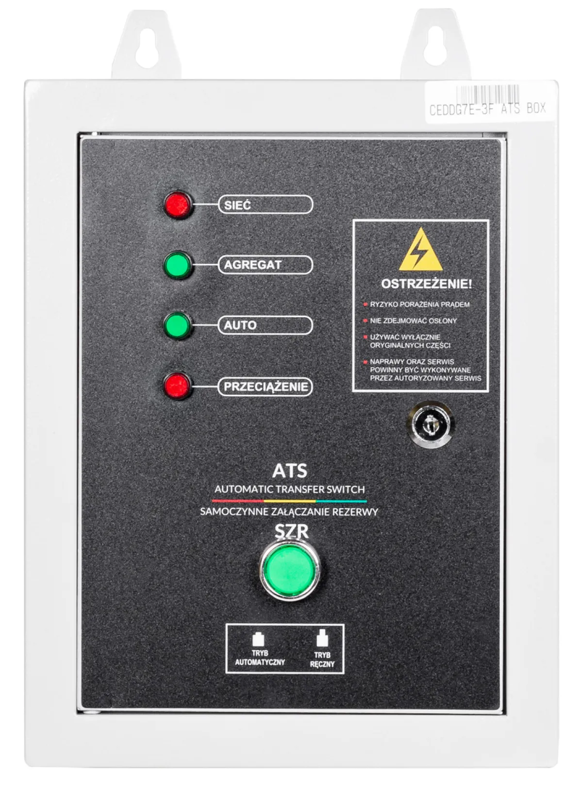 CEDRUS ATS-DG1 MODUŁ AUTOMATYKI ATS SZR AUTOMATYKA DO AGREGATÓW CEDRUS DG7E-3F / DG8.5E-3F -OFICJALNY DYSTRYBUTOR - AUTORYZOWANY DEALER CEDRUS