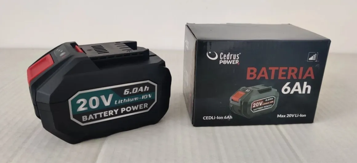 CEDRUS BATERIA AKUMULATOR CEDRUS 6 AH Li-Ion 20V - OFICJALNY DYSTRYBUTOR - AUTORYZOWANY DEALER CEDRUS