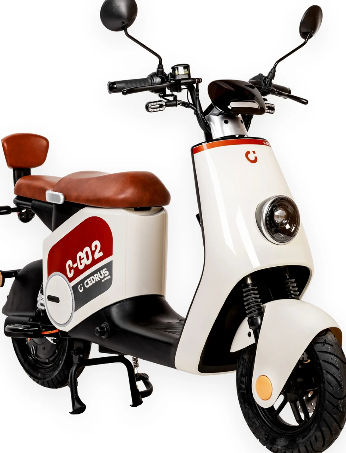 Cedrus by Luyuan C-GO-2W-ZQQ2 skuter elektryczny e-skuter motor akumulatorowy biały
