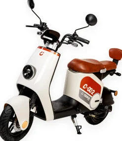 Cedrus by Luyuan C-GO-2W-ZQQ2 skuter elektryczny e-skuter motor akumulatorowy biały