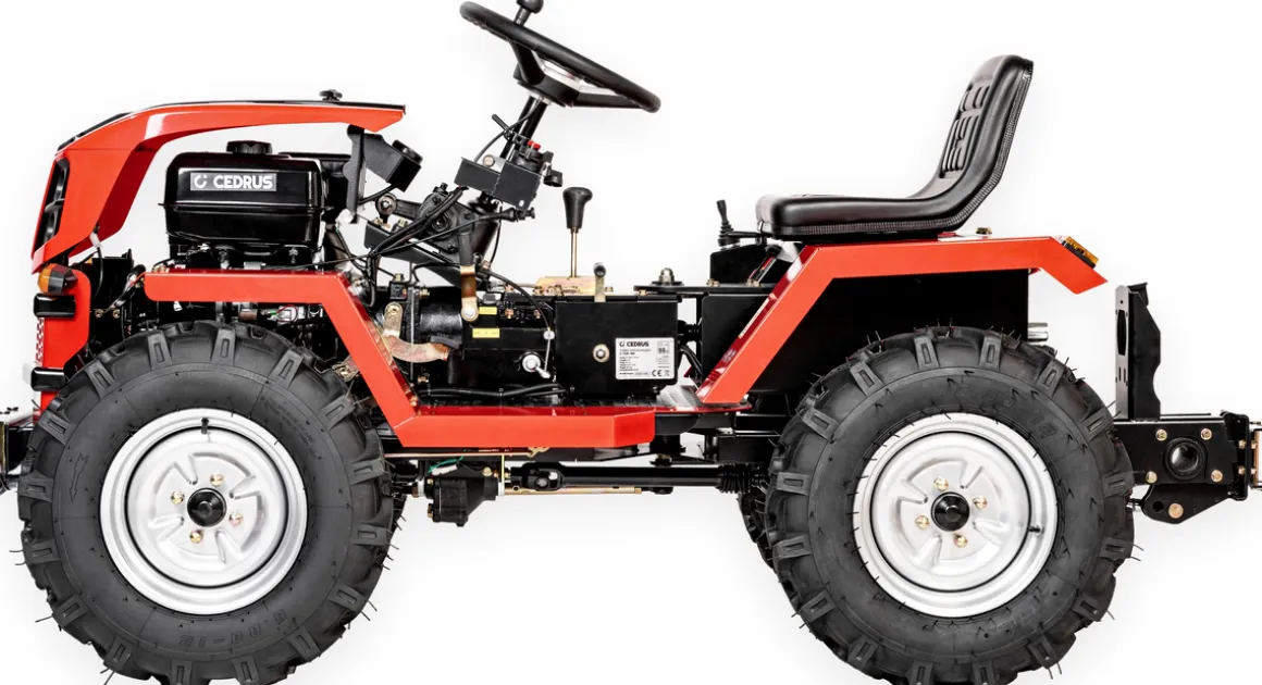 CEDRUS C-TUR 18B 4x4 TRAKTOR TRAKTOREK MINI ROLNICZY SPALINOWY WIELOFUNKCYJNY LONCIN LC192FD 18KM 4x4 - OFICJALNY DYSTRYBUTOR - AUTORYZOWANY DEALER CEDRUS