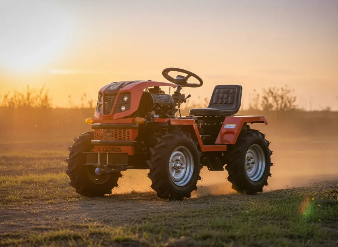 CEDRUS C-TUR 18B 4x4 TRAKTOR TRAKTOREK MINI ROLNICZY SPALINOWY WIELOFUNKCYJNY LONCIN LC192FD 18KM 4x4 - OFICJALNY DYSTRYBUTOR - AUTORYZOWANY DEALER CEDRUS