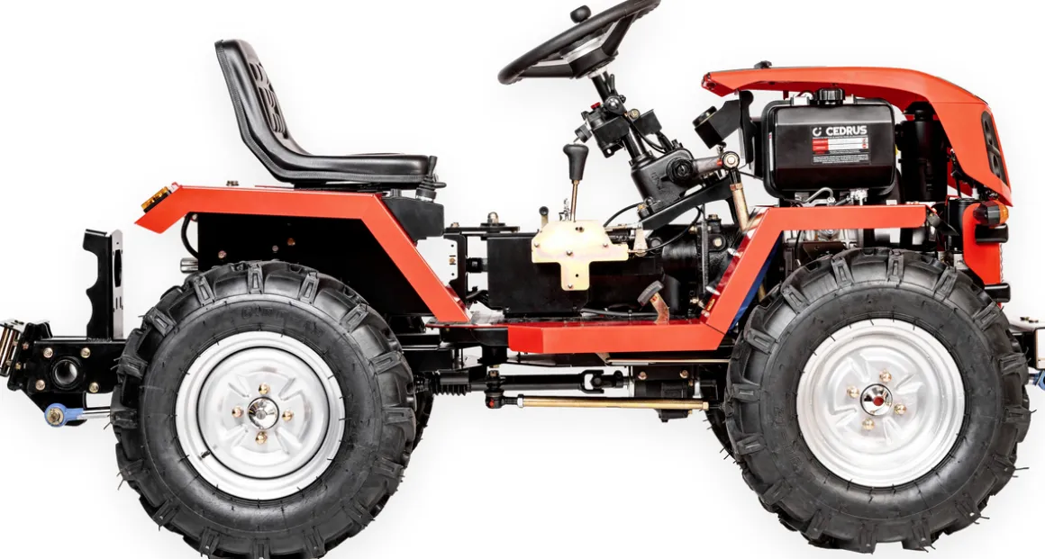CEDRUS C-TUR 18D 4x4 TRAKTOR TRAKTOREK MINI ROLNICZY SPALINOWY WIELOFUNKCYJNY DIESEL KAMA 195FE 18KM 4x4 - OFICJALNY DYSTRYBUTOR - AUTORYZOWANY DEALER CEDRUS
