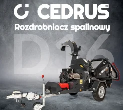 Cedrus D16 CEDRBD16 Rozdrabniacz Spalinowy Rębak 36KM z Podajnikiem Hydraulicznym z Homologacją Drogową