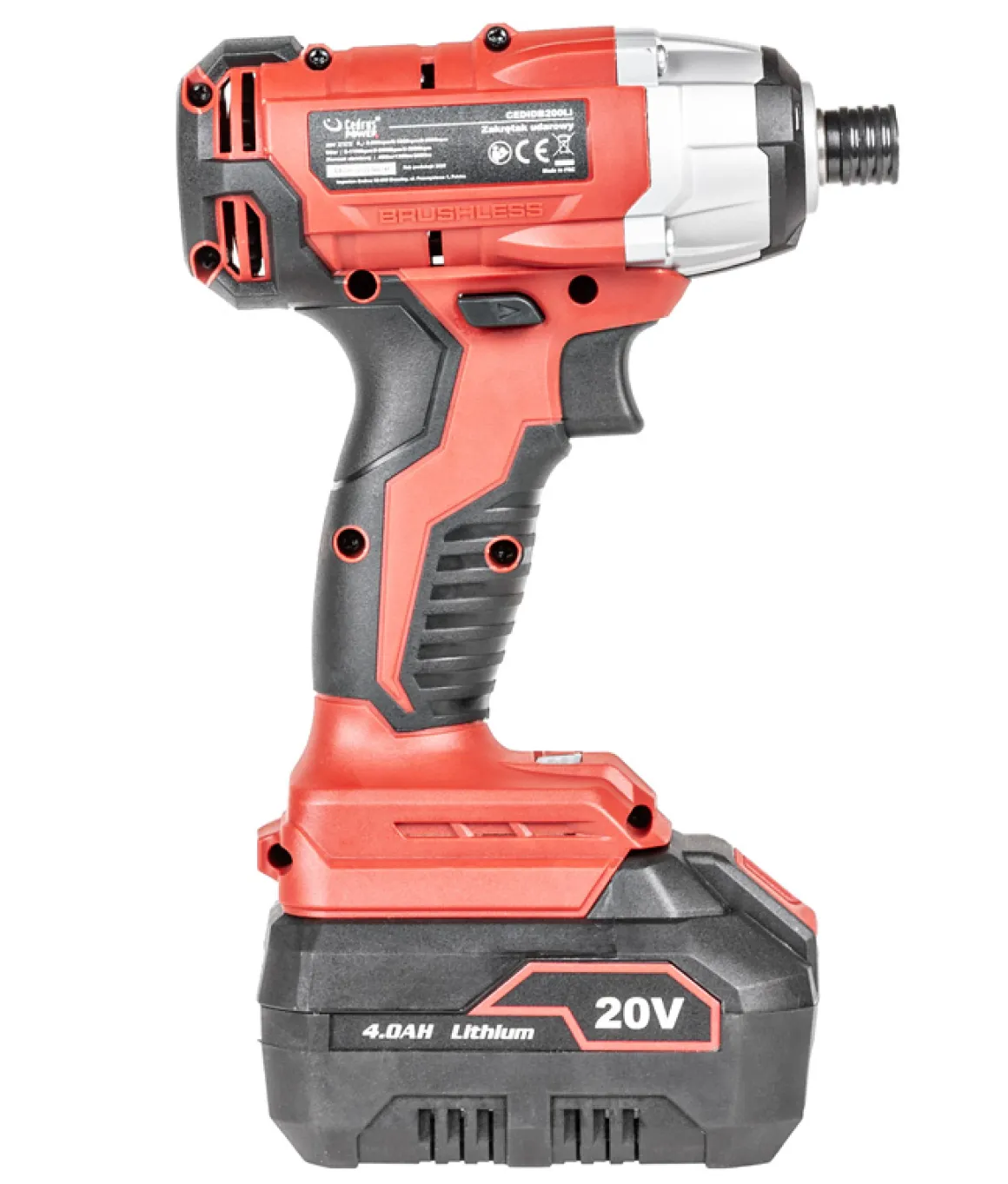 CEDRUS IDB200Li ZAKRĘTAK UDAROWY AKUMULATOROWY KLUCZ UDAROWY 200Nm 20V POWER+ OFICJALNY DYSTRYBUTOR - AUTORYZOWANY DEALER CEDRUS