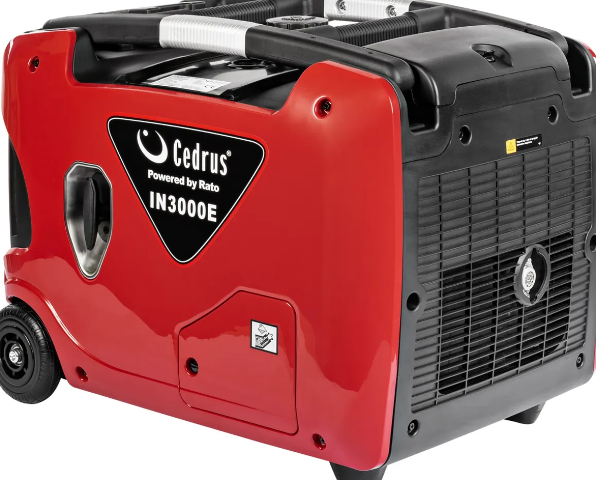 CEDRUS IN3000E AGREGAT GENERATOR INWERTOROWY PRĄDOTWÓRCZY INWERTEROWY WALIZKOWY 230V 3.3 KW ESTART - ROZRUSZNIK EWIMAX - OFICJALNY DYSTRYBUTOR - AUTORYZOWANY DEALER CEDRUS