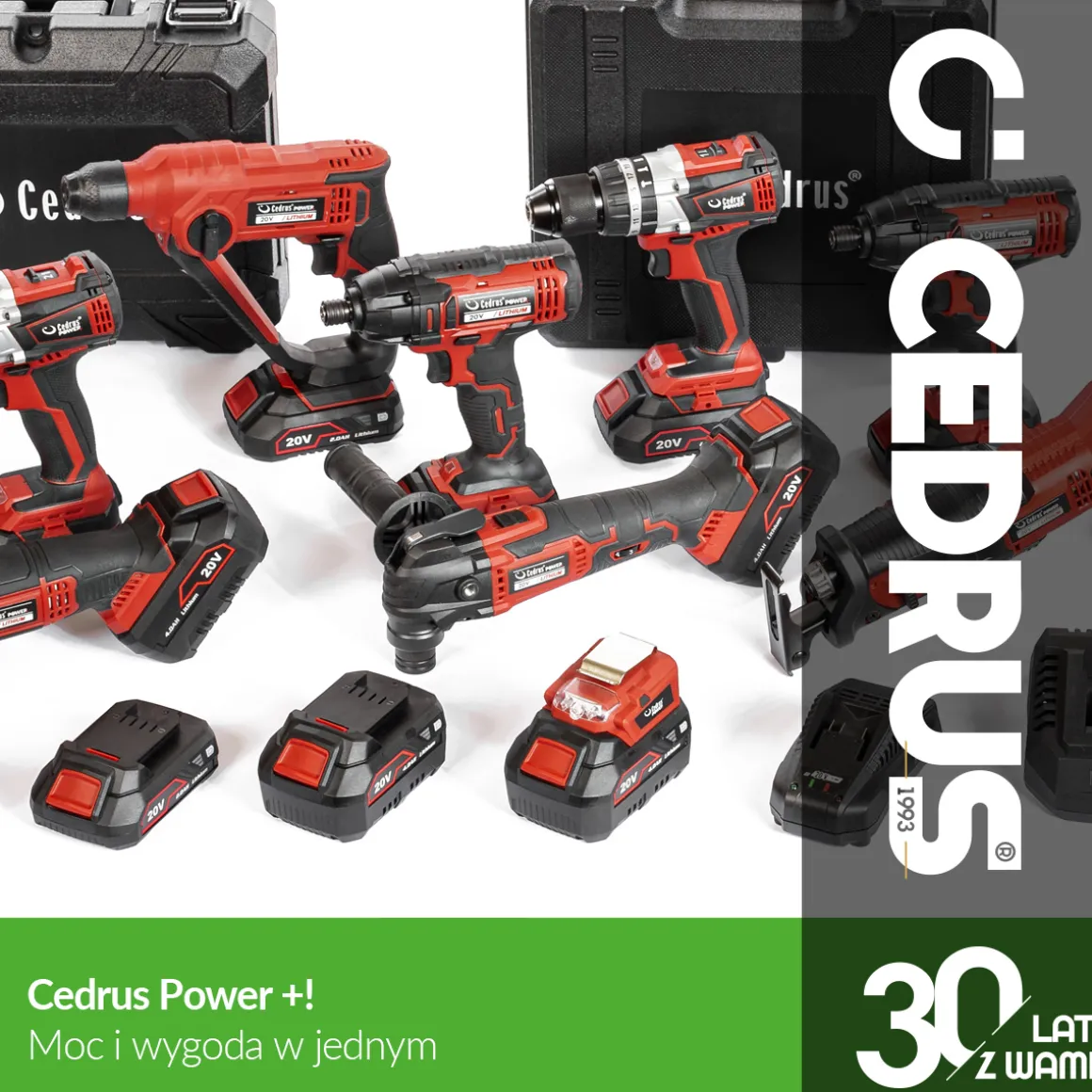 CEDRUS IW250Li KLUCZ UDAROWY AKUMULATOROWY 250Nm 20V POWER+ OFICJALNY DYSTRYBUTOR - AUTORYZOWANY DEALER CEDRUS