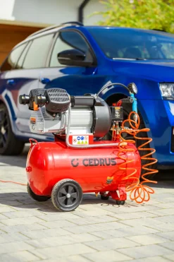 CEDRUS KM50-2T SPRĘŻARKA TŁOKOWA KOMPRESOR TŁOKOWY OLEJOWY 50L - EWIMAX - OFICJALNY DYSTRYBUTOR - AUTORYZOWANY DEALER CEDRUS