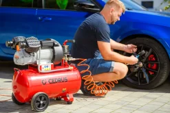CEDRUS KM50-2T SPRĘŻARKA TŁOKOWA KOMPRESOR TŁOKOWY OLEJOWY 50L - EWIMAX - OFICJALNY DYSTRYBUTOR - AUTORYZOWANY DEALER CEDRUS