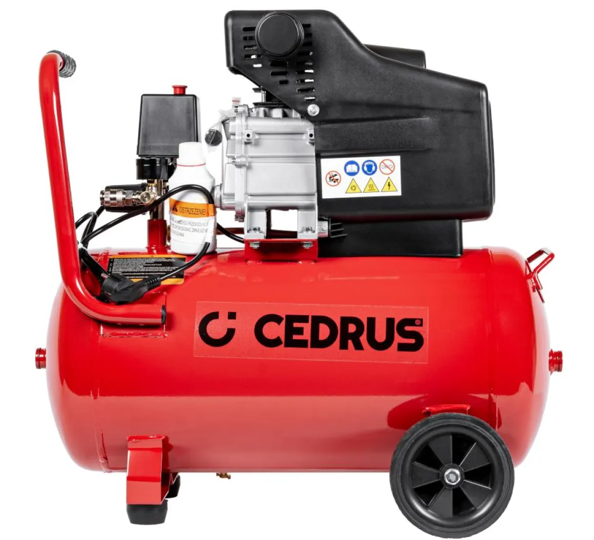 CEDRUS KM50-1T SPRĘŻARKA TŁOKOWA KOMPRESOR TŁOKOWY OLEJOWY 50L - EWIMAX - OFICJALNY DYSTRYBUTOR - AUTORYZOWANY DEALER CEDRUS