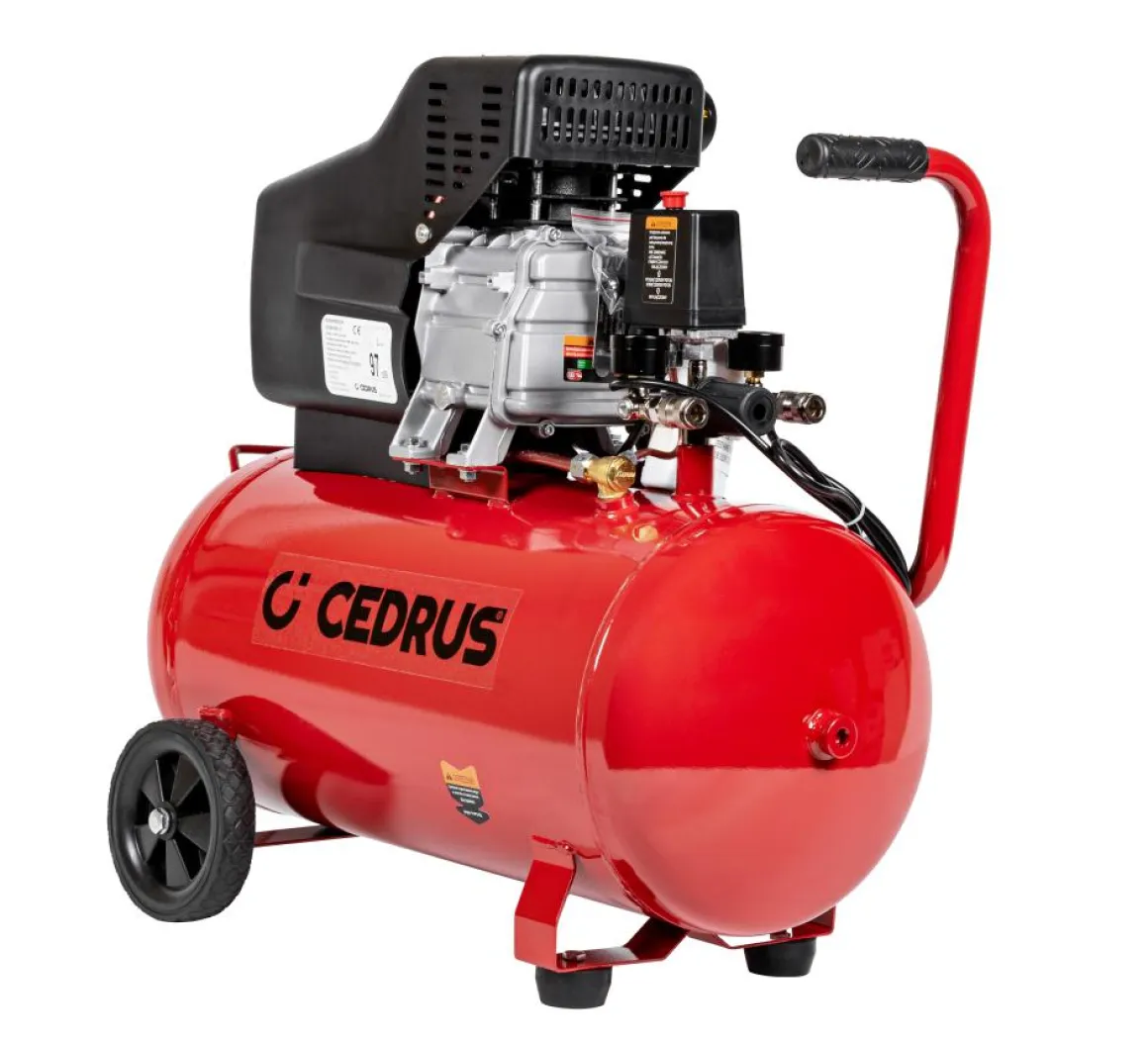 CEDRUS KM50-1T SPRĘŻARKA TŁOKOWA KOMPRESOR TŁOKOWY OLEJOWY 50L - EWIMAX - OFICJALNY DYSTRYBUTOR - AUTORYZOWANY DEALER CEDRUS