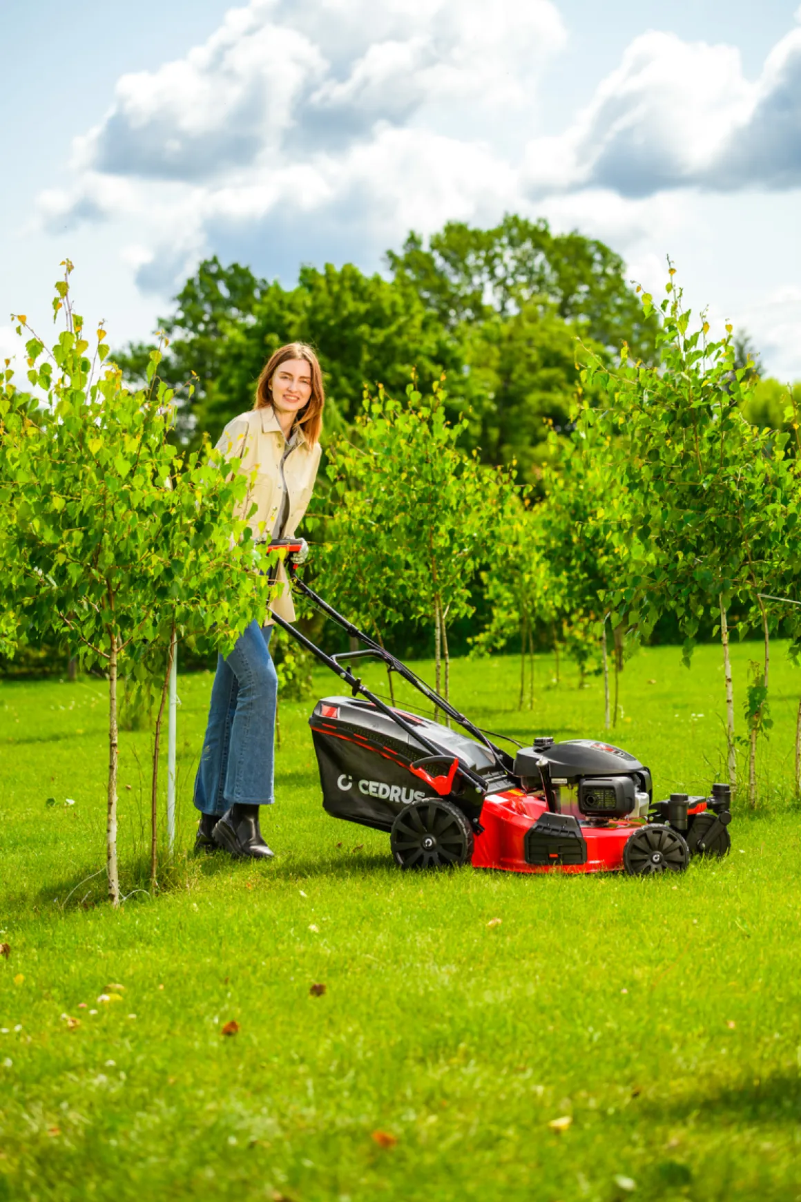 CEDRUS KS51S-H-ZT HONDA KOSIARKA SPALINOWA DO TRAWY Z NAPĘDEM 5w1 51cm / 4.6 KM HONDA GCV170 - EWIMAX - OFICJALNY DYSTRYBUTOR - AUTORYZOWANY DEALER CEDRUS