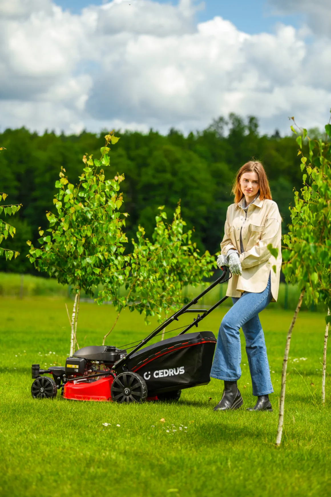 CEDRUS KS51S-H-ZT HONDA KOSIARKA SPALINOWA DO TRAWY Z NAPĘDEM 5w1 51cm / 4.6 KM HONDA GCV170 - EWIMAX - OFICJALNY DYSTRYBUTOR - AUTORYZOWANY DEALER CEDRUS
