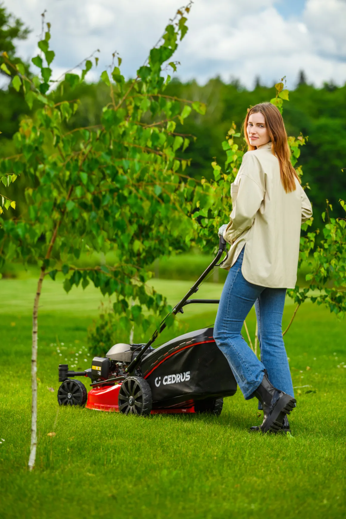 CEDRUS KS51S-H-ZT HONDA KOSIARKA SPALINOWA DO TRAWY Z NAPĘDEM 5w1 51cm / 4.6 KM HONDA GCV170 - EWIMAX - OFICJALNY DYSTRYBUTOR - AUTORYZOWANY DEALER CEDRUS