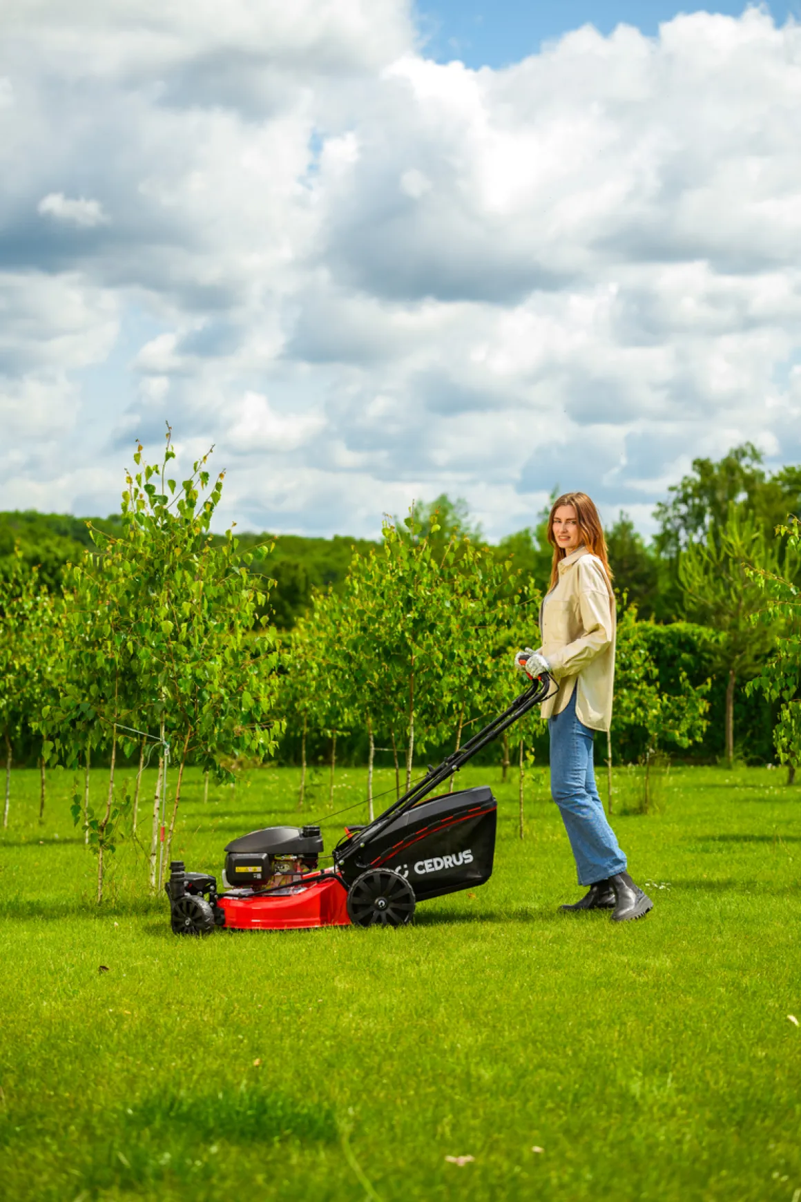 CEDRUS KS51S-H-ZT HONDA KOSIARKA SPALINOWA DO TRAWY Z NAPĘDEM 5w1 51cm / 4.6 KM HONDA GCV170 - EWIMAX - OFICJALNY DYSTRYBUTOR - AUTORYZOWANY DEALER CEDRUS
