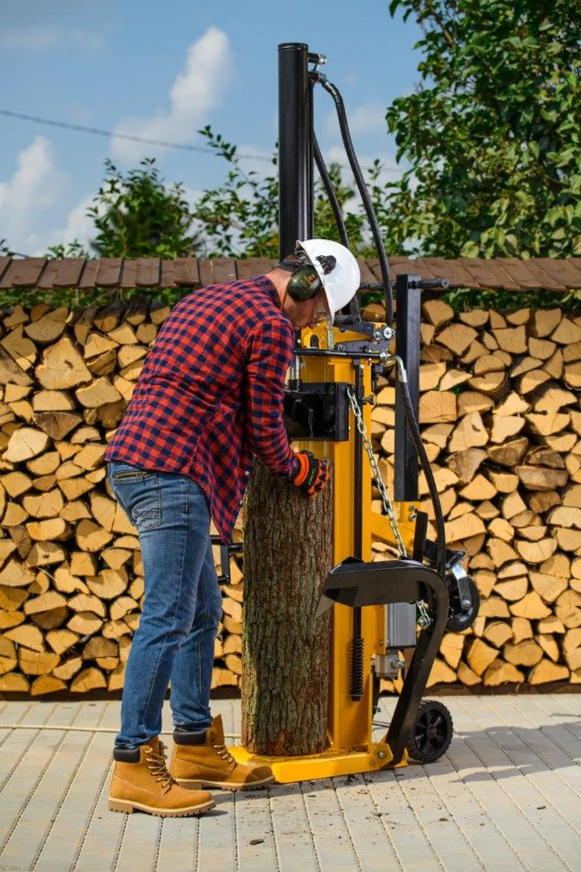 CEDRUS LS09 ŁUPARKA DO DREWNA HYDRAULICZNA ELEKTRYCZNA CEDRUS LS09V PIONOWA RĘBAK NACISK 14 TON CEDLS09V - EWIMAX - OFICJALNY DYSTRYBUTOR - AUTORYZOWANY DEALER CEDRUS