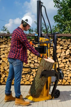CEDRUS LS08 ŁUPARKA DO DREWNA HYDRAULICZNA ELEKTRYCZNA CEDRUS LS08V PIONOWA RĘBAK NACISK 11 TON CEDLS08V - EWIMAX - OFICJALNY DYSTRYBUTOR - AUTORYZOWANY DEALER CEDRUS