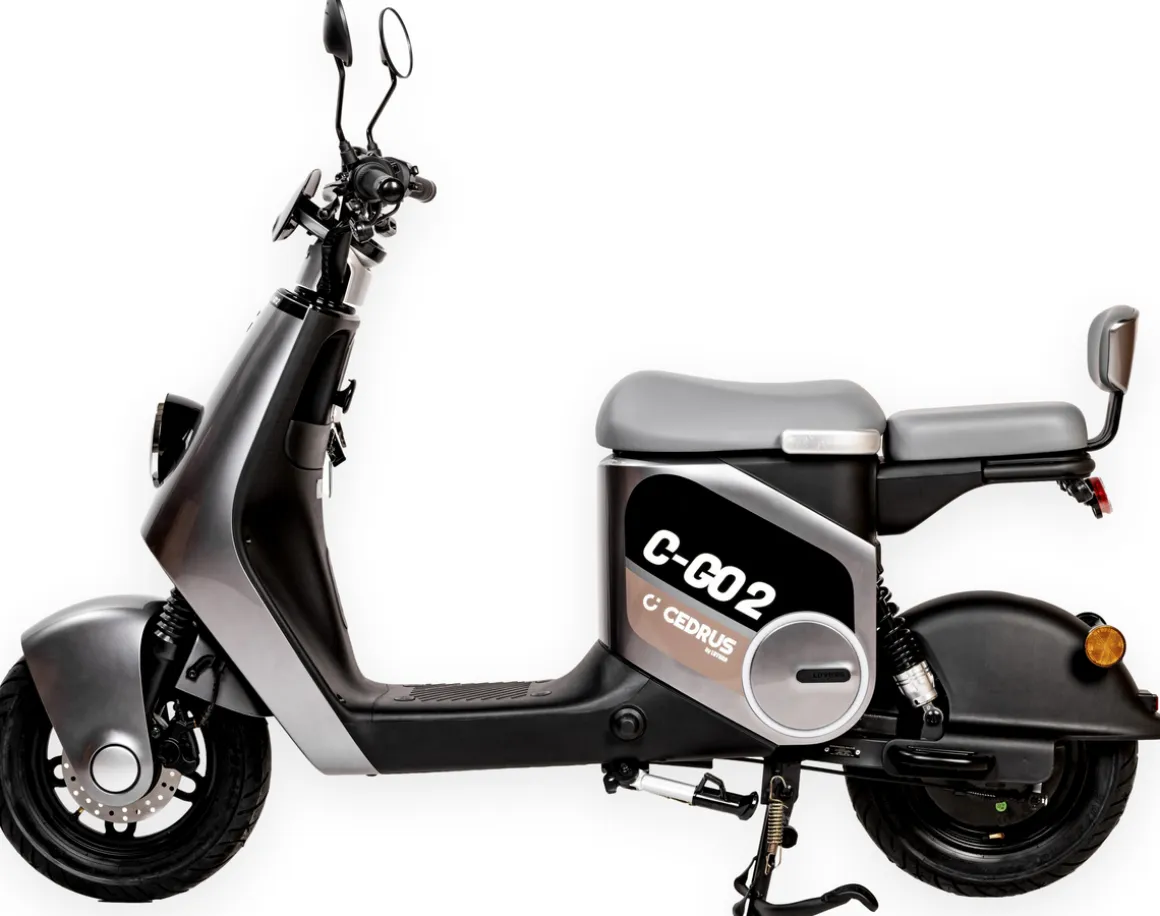 Cedrus Luyuan C-GO-2G-ZQQ2 skuter elektryczny e-skuter akumulatorowy szary