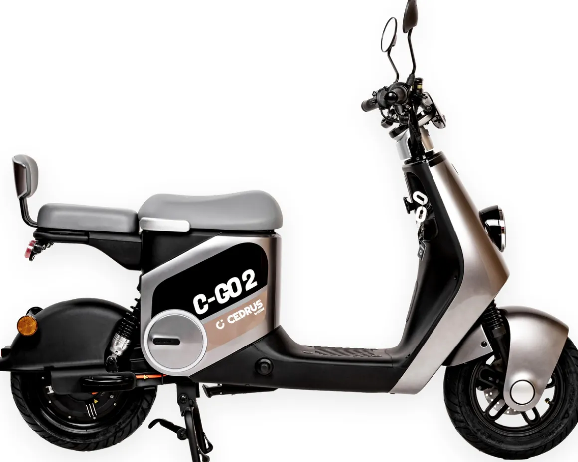 Cedrus Luyuan C-GO-2G-ZQQ2 skuter elektryczny e-skuter akumulatorowy szary