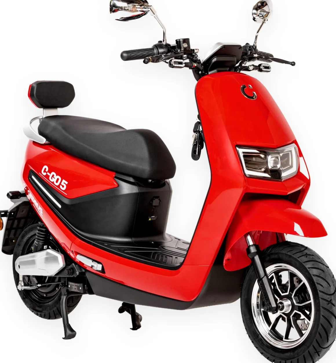 Cedrus Luyuan C-GO-5R-MB5 skuter elektryczny akumulatorowy motorower czerwony