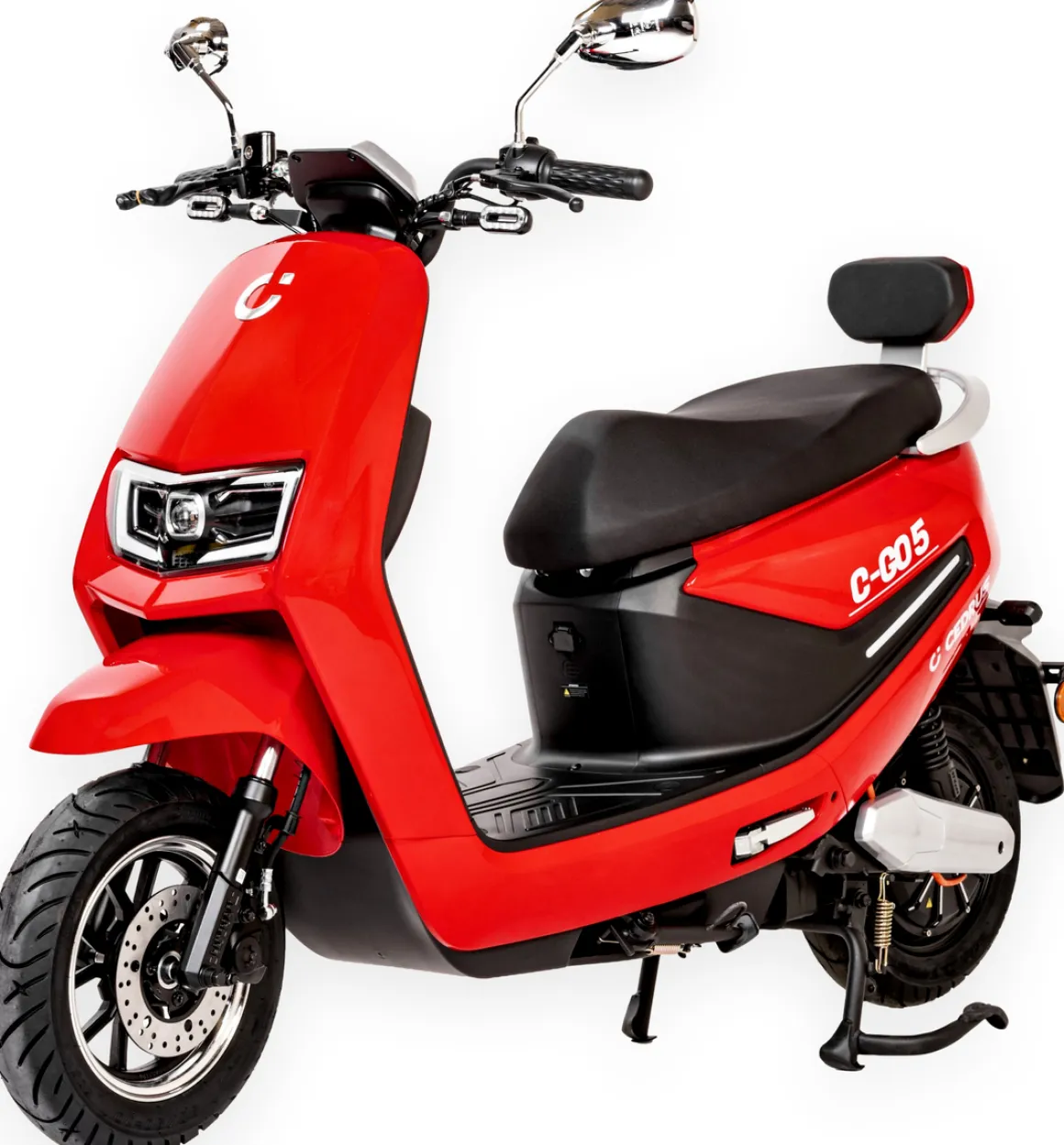 Cedrus Luyuan C-GO-5R-MB5 skuter elektryczny akumulatorowy motorower czerwony