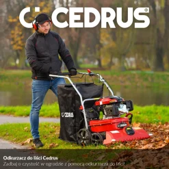 CEDRUS LV58 S PROFESJONALNY ODKURZACZ + WERTYKULATOR SPALINOWY DO LIŚCI 4w1 OGRODOWY DMUCHAWA NA KOŁACH JEZDNY Z NAPĘDEM 2w1 LV58S - OFICJALNY DYSTRYBUTOR - AUTORYZOWANY DEALER CEDRUS