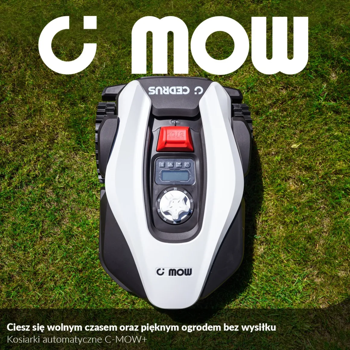 CEDRUS M12+ ROBOT KOSZĄCY KOSIARKA AUTOMATYCZNA DO TRAWY C-MOW 1200m2 - OFICJALNY DYSTRYBUTOR - AUTORYZOWANY DEALER CEDRUS