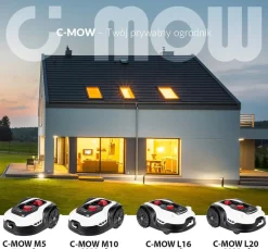 CEDRUS M12+ ROBOT KOSZĄCY KOSIARKA AUTOMATYCZNA DO TRAWY C-MOW 1200m2 - OFICJALNY DYSTRYBUTOR - AUTORYZOWANY DEALER CEDRUS