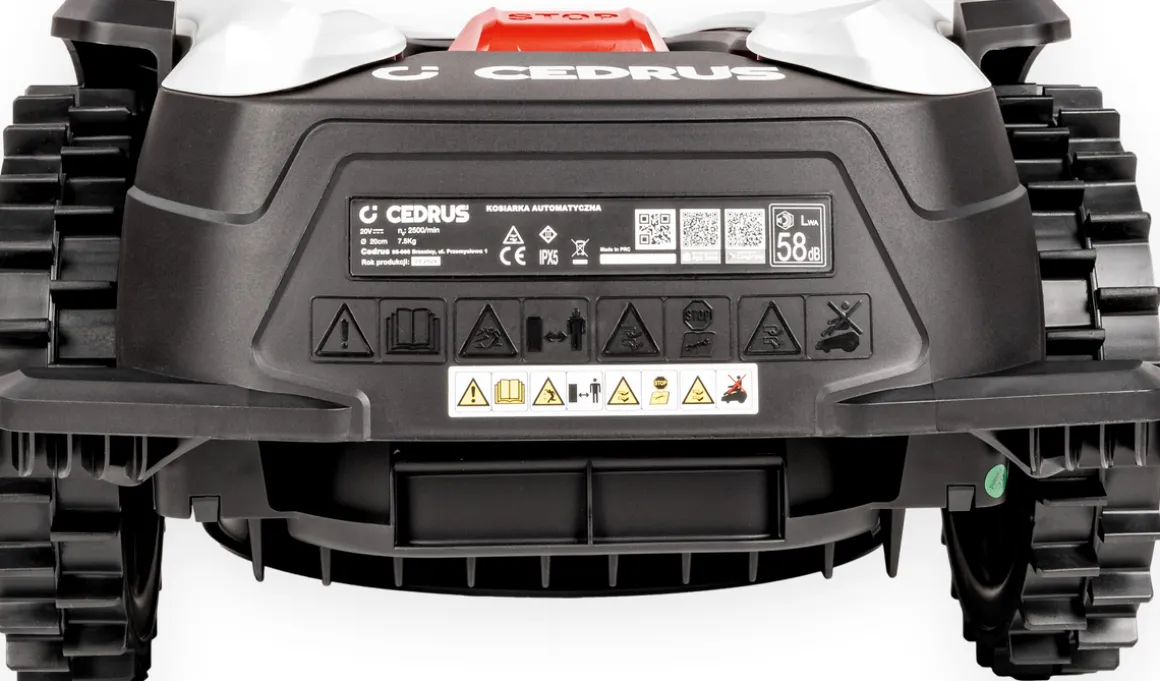 CEDRUS M12+ ROBOT KOSZĄCY KOSIARKA AUTOMATYCZNA DO TRAWY C-MOW 1200m2 - OFICJALNY DYSTRYBUTOR - AUTORYZOWANY DEALER CEDRUS