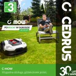 CEDRUS M5 ROBOT KOSZĄCY KOSIARKA AUTOMATYCZNA DO TRAWY C-MOW 500m2 - OFICJALNY DYSTRYBUTOR - AUTORYZOWANY DEALER CEDRUS
