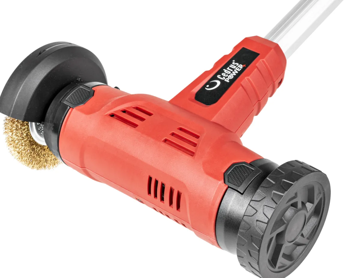 CEDRUS PC160Li SZCZOTKA ODCHWASZCZARKA DO SZCZELIN FUG SPOIN OCZYSZCZARKA DO KOSTKI BRUKOWEJ CHWASTÓW MCHU AKUMULATOROWA 2w1 POWER+ 20V - OFICJALNY DYSTRYBUTOR - AUTORYZOWANY DEALER CEDRUS