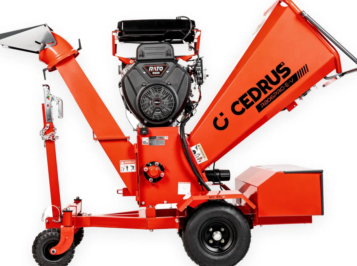 CEDRUS RB06 PRO-E-V ROZDRABNIACZ SPALINOWY REBAK DO GAŁĘZI RB 06 15cm / 34 KM CEDRUS RB06 PRO-E-V - EWIMAX - OFICJALNY DYSTRYBUTOR - AUTORYZOWANY DEALER CEDRUS