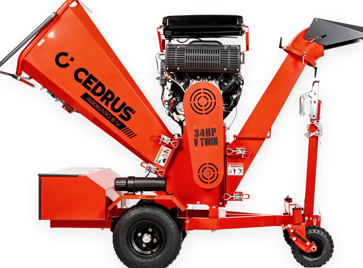 CEDRUS RB06 PRO-E-V ROZDRABNIACZ SPALINOWY REBAK DO GAŁĘZI RB 06 15cm / 34 KM CEDRUS RB06 PRO-E-V - EWIMAX - OFICJALNY DYSTRYBUTOR - AUTORYZOWANY DEALER CEDRUS