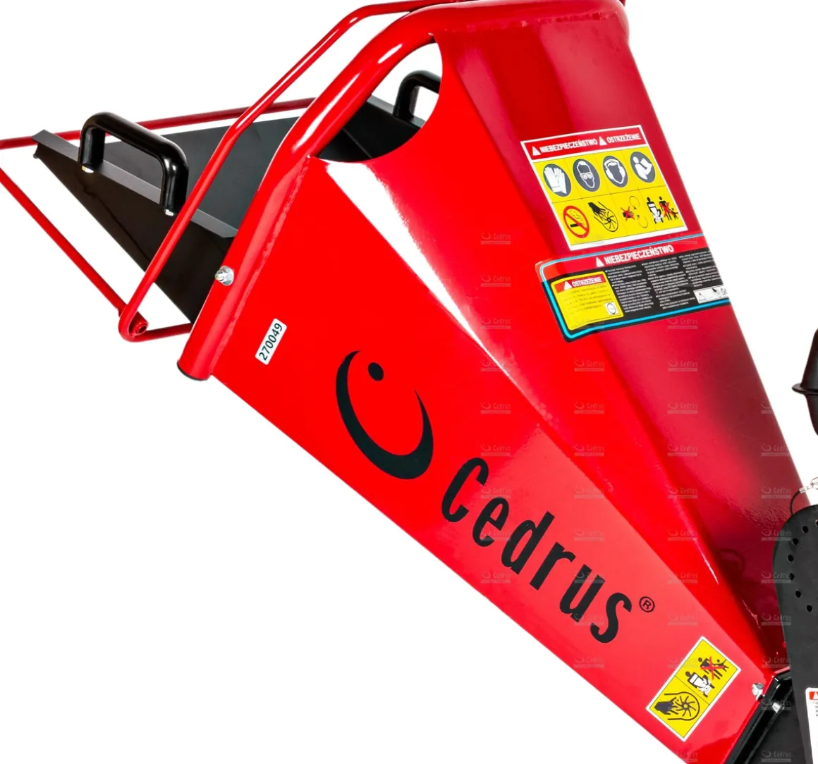 Cedrus RB02 rozdrabniacz spalinowy rębak do gałęzi 10 cm Loncin 6,5 KM