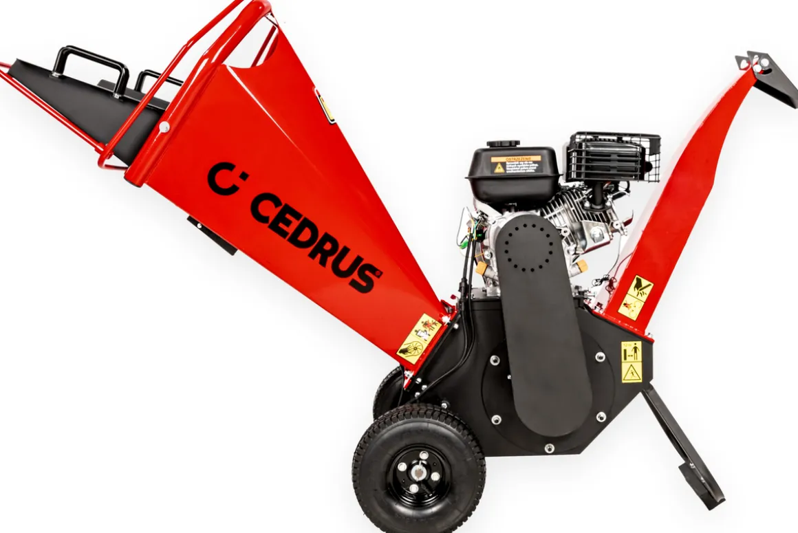 Cedrus RB02 rozdrabniacz spalinowy rębak do gałęzi 10 cm Loncin 6,5 KM