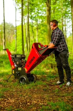 Cedrus RB02 rozdrabniacz spalinowy rębak do gałęzi 10 cm Loncin 6,5 KM
