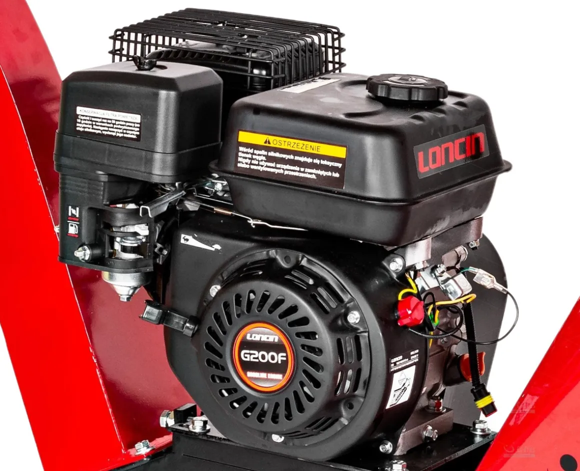 Cedrus RB02 rozdrabniacz spalinowy rębak do gałęzi 10 cm Loncin 6,5 KM