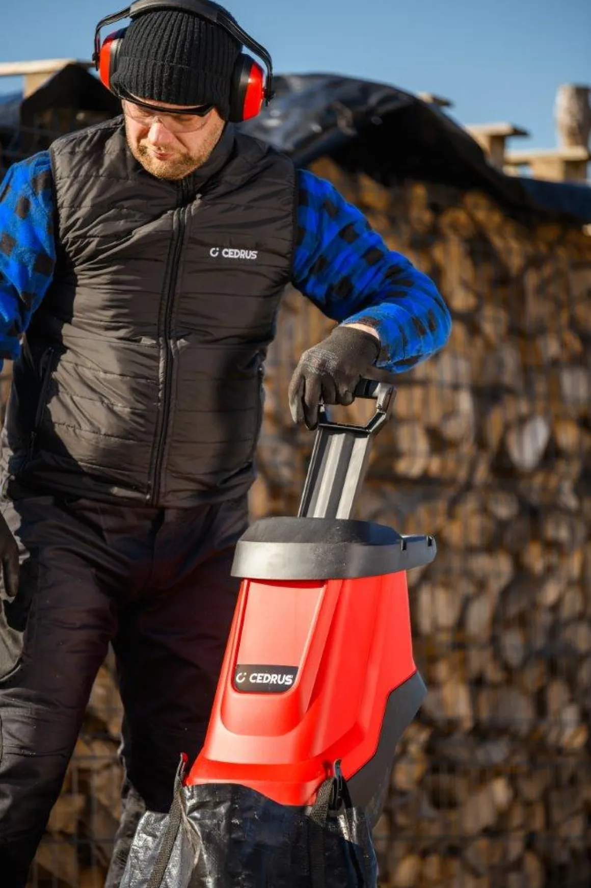 CEDRUS RE04 ROZDRABNIACZ ELEKTRYCZNY NOŻOWY RĘBAK DO GAŁĘZI OGRODOWY 2800W / 45mm - OFICJALNY DYSTRYBUTOR - AUTORYZOWANY DEALER CEDRUS