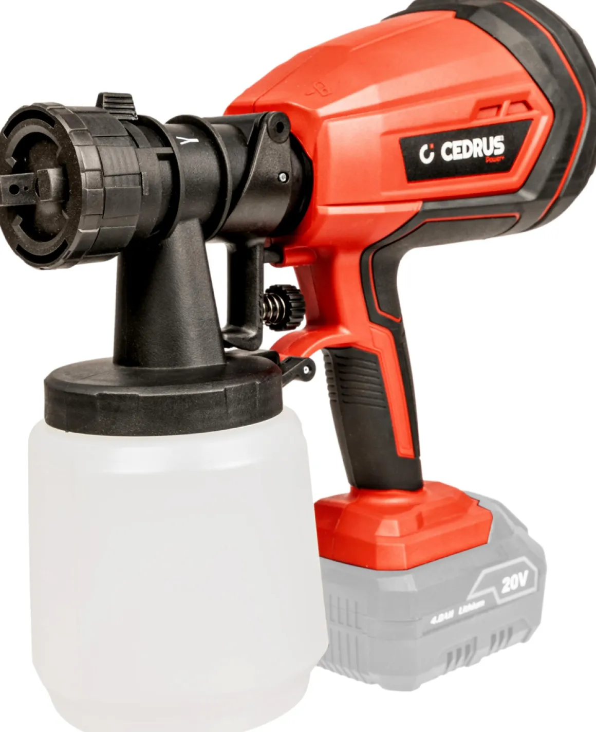 CEDRUS SP1000Li AGREGAT PISTOLET MALARSKI AKUMULATOROWY KOMPRESOR DO MALOWANIA NATRYSKOWEGO CEDSP1000LI 20V POWER+ OFICJALNY DYSTRYBUTOR - AUTORYZOWANY DEALER CEDRUS